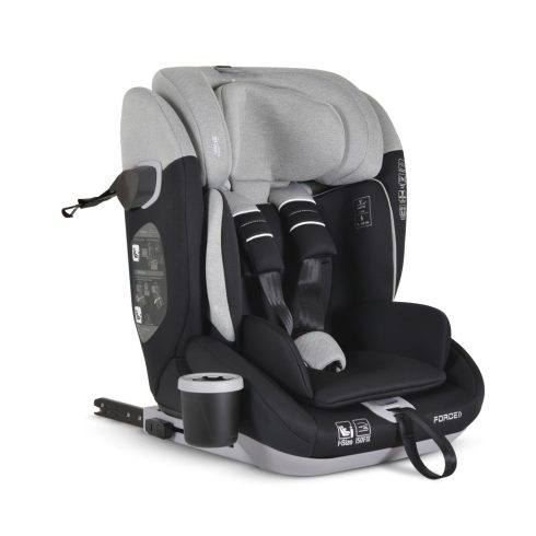 Cangaroo FORCE autós ülés I-SIZE, 76-150cm, ISOFIX, pohártartóval, SPS - Szürke