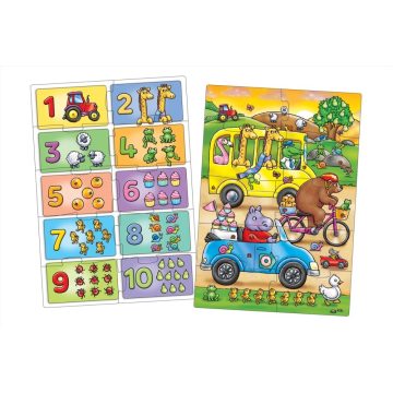   Orchard Toys Keress és találj... Számok puzzle, 2x10 db-os