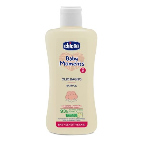 Chicco Baby Moments Fürdető olaj 200ml - sensitive