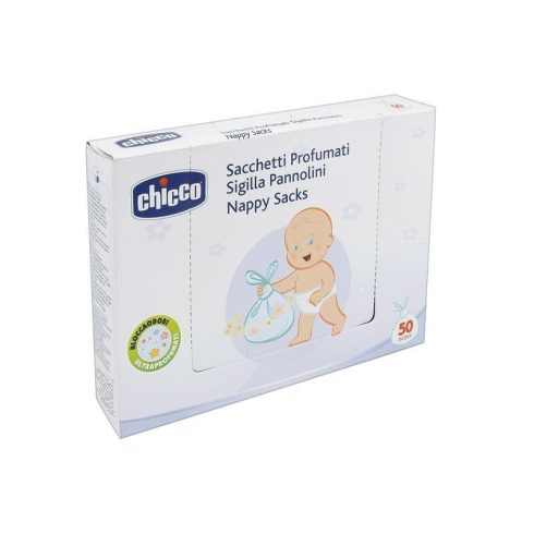 Chicco tárolószatyor használt pelenkákhoz - illatosított 50 db