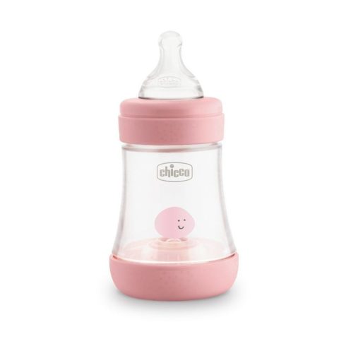 Chicco Perfect5 150 ml biofunkcionális cumisüveg - rózsaszín