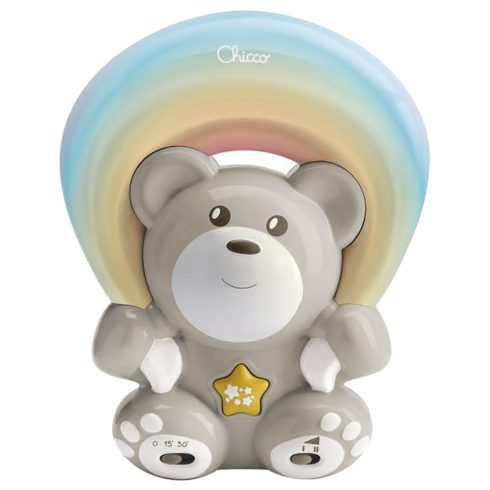 Chicco Rainbow Bear - Szivárvány maci zene-fény projektor - Neutral