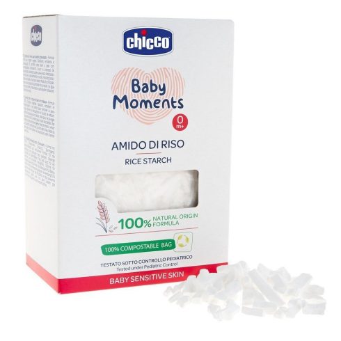 Chicco Baby Moments Rizskeményítő fürdővízbe 250gr - sensitive