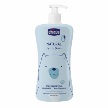   Chicco Natural Sensation Sampon és Fürdető 500 ml, Aloe és Kamilla kivonattal