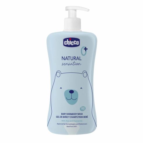 Chicco Natural Sensation Sampon és Fürdető 500 ml, Aloe és Kamilla kivonattal