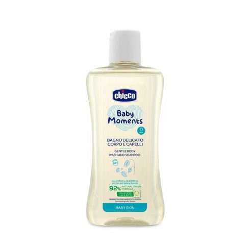 Chicco Baby Moments Fürdető & sampon 200ml - újszülöttbőrre