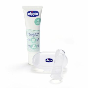   Chicco Oral Gel Set - Ínytisztító gél szett ujjfogkefével és tartótokkal