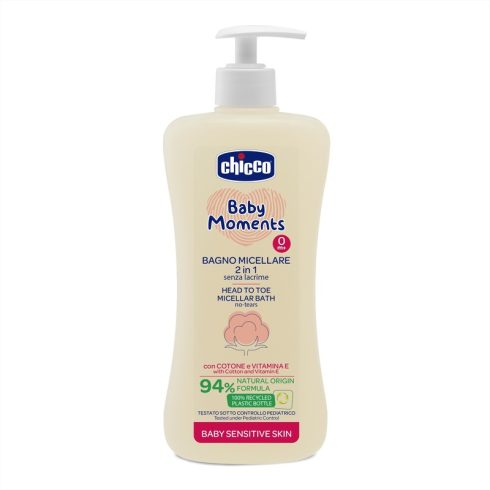 Chicco Baby Moments Micellás fürdető 500 ml - sensitive