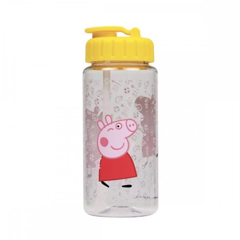 Petit Jour Tritán szívószálas kulacs 350ml - Peppa Malac