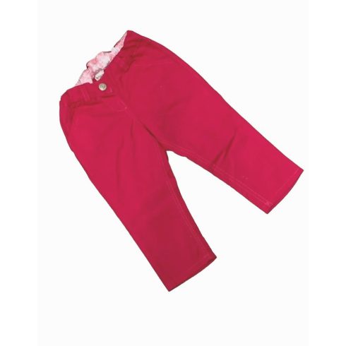Wikids Pink Vászon Lányka nadrág  - 74/80-as méret - Kiárusítás