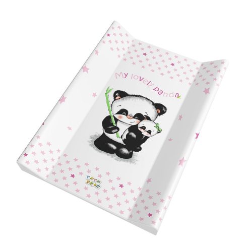 Babastar merev pelenkázólap 50x70cm - Rózsaszín Panda mama kicsinyével