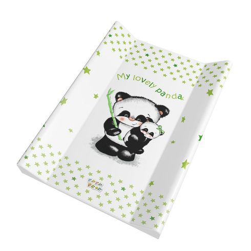 Babastar merev pelenkázólap 50x70cm - Zöld Panda mama kicsinyével